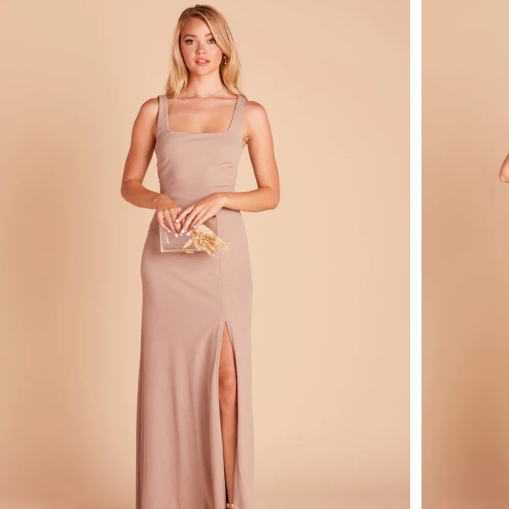 Birdy Grey Alex Convertible Dress in Crepe Taupe size XS